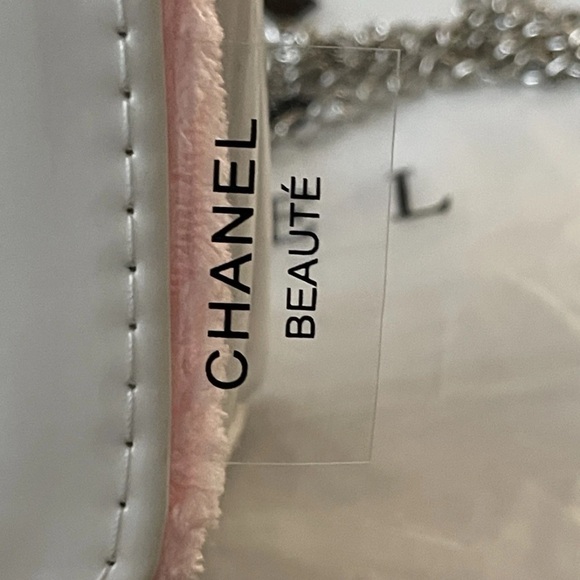 Chanel Precision White Patent Leather with Teddy Bear Barbie Pink Logo - Picture 4 of 16